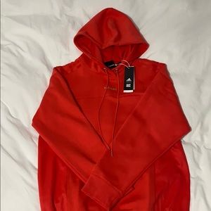 IVY PARK UNISEX Long Sleeve Hoodie in Coral NWT